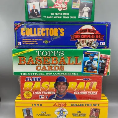 5 Sealed Baseball Card Sets