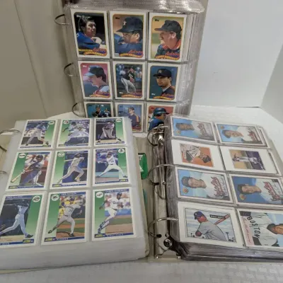 3 Baseball Card Folders...'89 Topps & Bowman