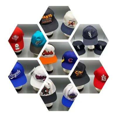 Group of Baseball Team Caps