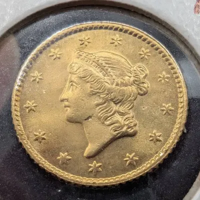 1854 $1 Gold Coin... Jewelry Copy