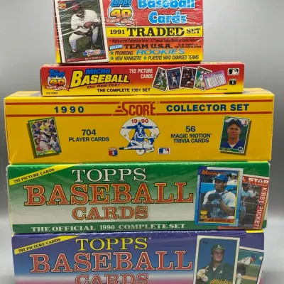 5 Sealed Baseball Card Sets