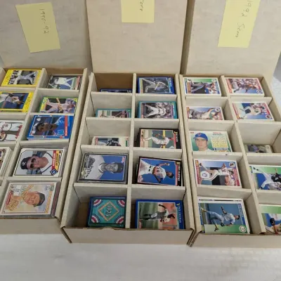 3 Collector Boxes of 1990-92 Baseball Cards