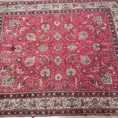 9’ 7” x 11’ Tabriz Area Rug