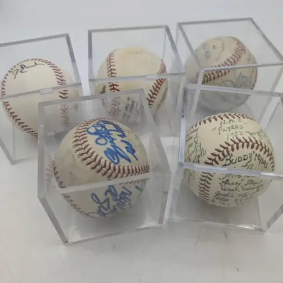 Group Of Signed Baseballs