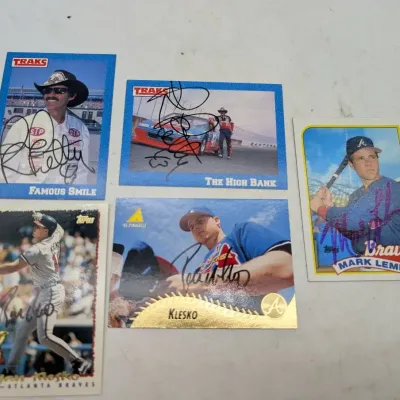 Group of Autographed Cards