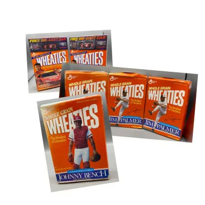 Group of Athlete Cover Wheaties Boxes