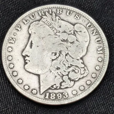 1893 CC Carson City Morgan Silver Dollar
