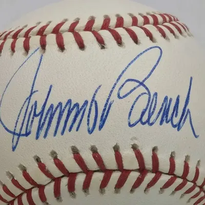 Johnny Bench Signed Baseball 