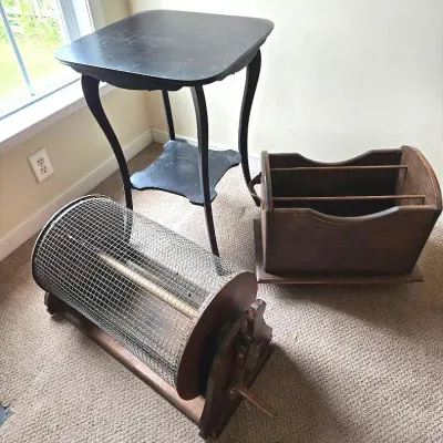 Primitive Vintage Furniture, Raffle Ticket Spinner
