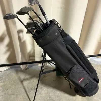 Callaway & Wilson Left Handed Golf Clubs & Datrek 