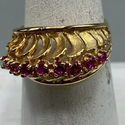 14K Cocktail Ring… SZ 7.75