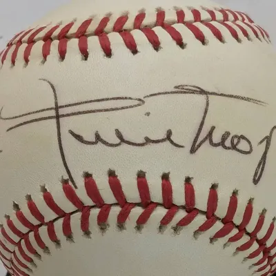 Willie Mays Signed Baseball
