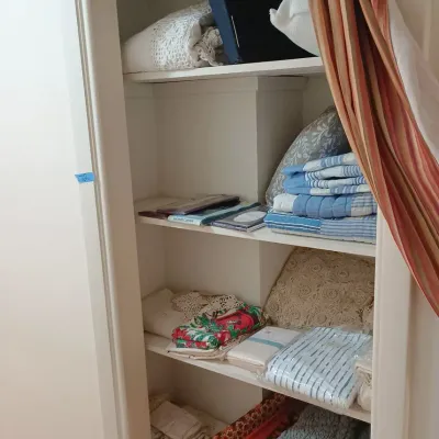 Entire Linen Closet - Weighted Blanket, Vintage Handmade Linens, Sheet Sets++
