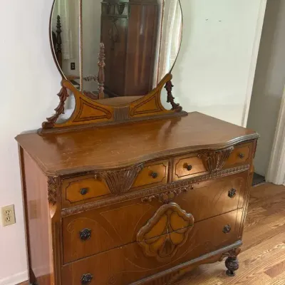 1930’s Solid Wood Dresser 46x22x71