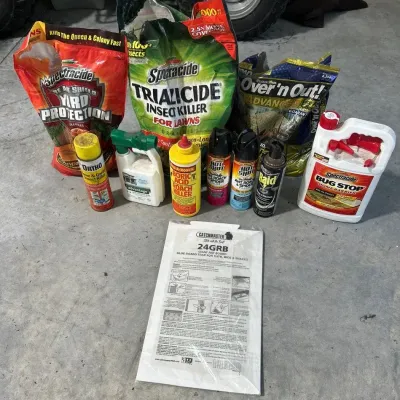 Pesticides - Hot Shot, Fire Ant, Raid, Spectracide+