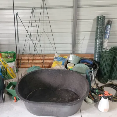 Gardening - Pond, Scooter, Garden Fence, Fertilizer, Pots++