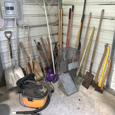 Garden Tools - Shovels, Axes, Animal Trap, Rigid Vacuum+++