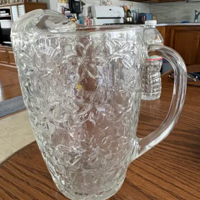 Princess House Fatasia Pattern Pitcher