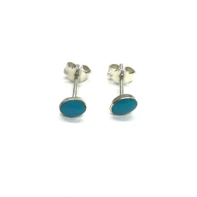 Native American made turquoise earrings