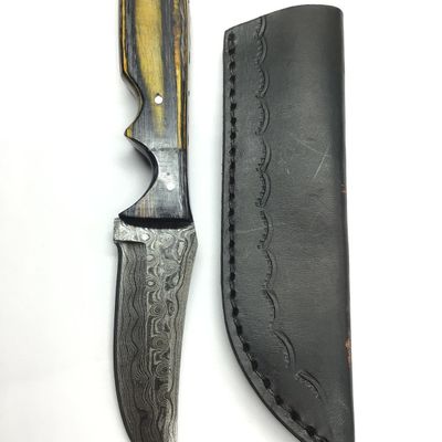 Damascus bladed knife