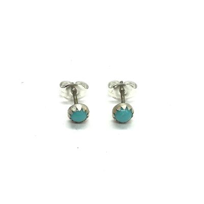 Linda Yazzie Navajo turquoise earrings