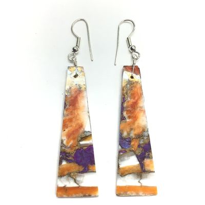 Jameson Pete Navajo spiny turquoise earrings