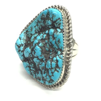 Herbert Tsosie Navajo turquoise ring