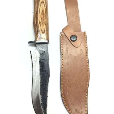 Steel hunting knife