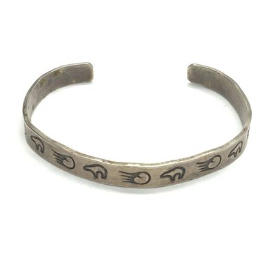 Navajo overlay cuff bracelet