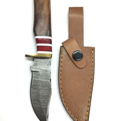 Damascus bladed knife