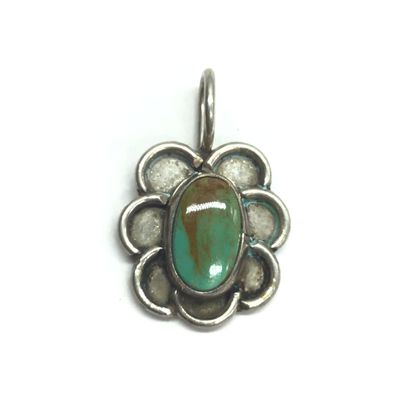 Navajo turquoise pendant