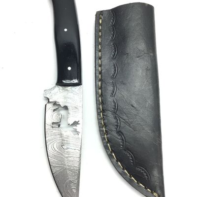 Damascus bladed knife