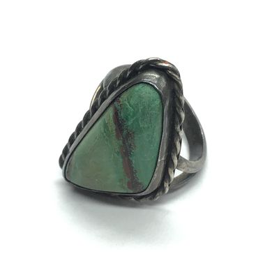 Navajo Green stone ring