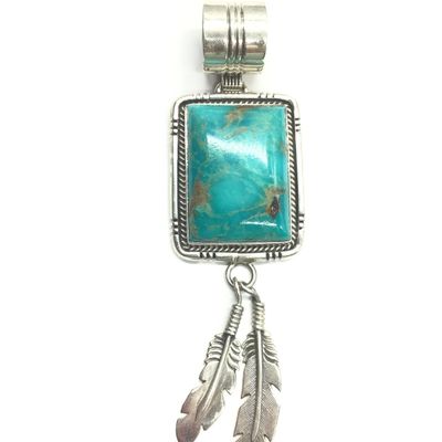 Navajo turquoise pendant