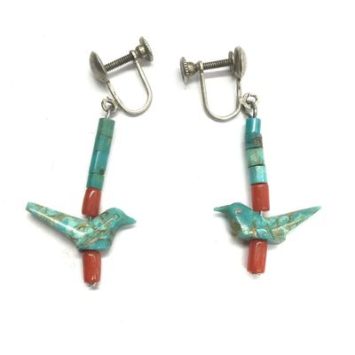 Native American fetish earrings