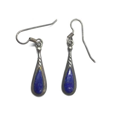 Navajo lapis earrings