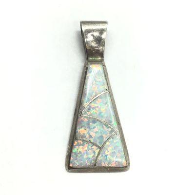 A. Tucson opal inlay pendant