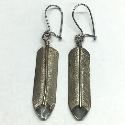 Navajo feather earrings