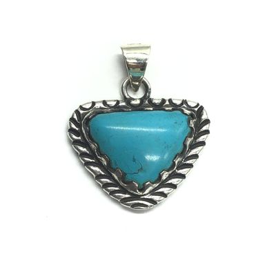 Navajo turquoise pendant