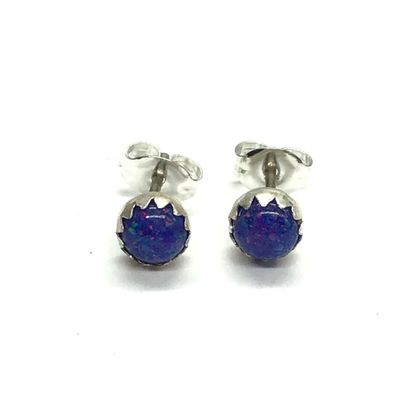Linda Yazzie Navajo opal earrings