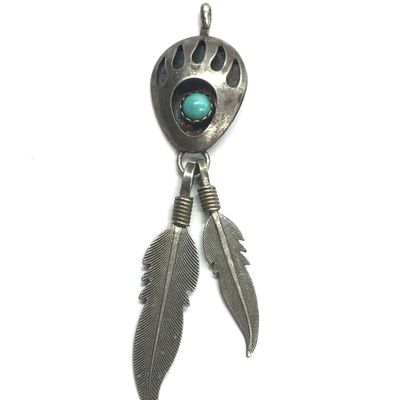 Native American turquoise pendant