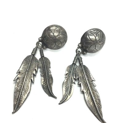 Navajo sterling earrings