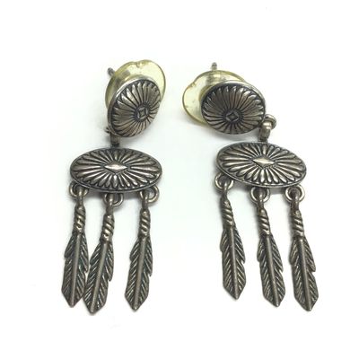 Navajo sterling earrings