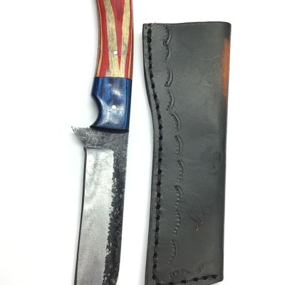 Steel bladed knife