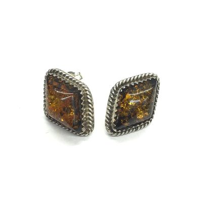 Navajo Amber earrings