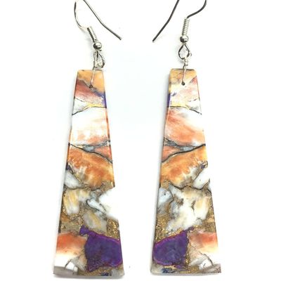 Jameson Pete Navajo spiny turquoise earrings