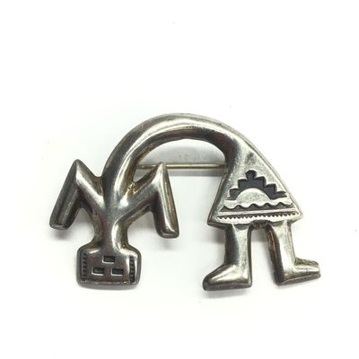 Vintage Florence Johnson Yei brooch