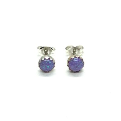 Linda Yazzie Navajo opal earrings