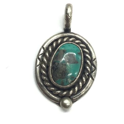 Navajo turquoise pendant