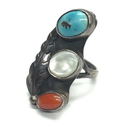 Navajo multi stone ring